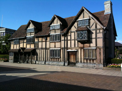 Stratford-upon-Avon; the home of William Shakespeare